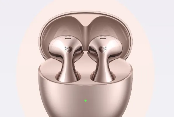 华为FreeBuds 6玫瑰金配色发布:重量减轻9%