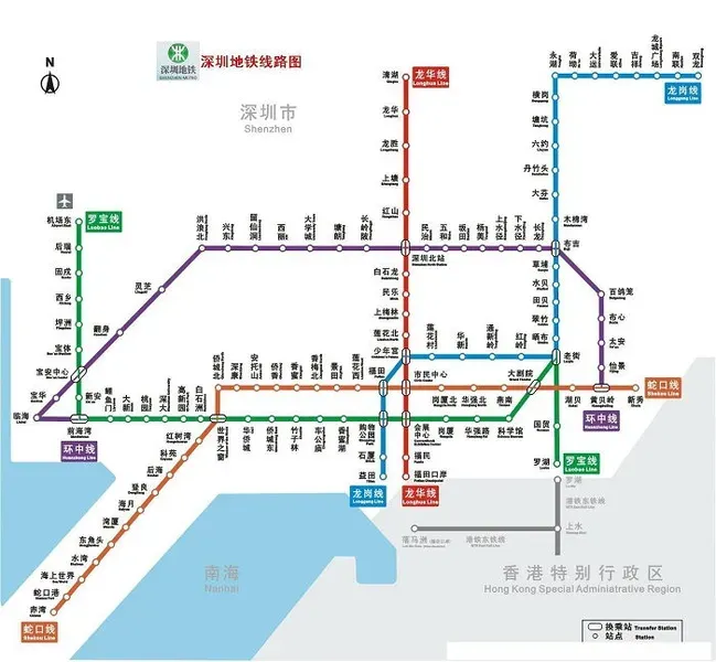 深圳地铁线路图 深圳地铁线路图2023年