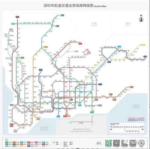 2023深圳最新地铁图 2023深圳最新地铁图图片