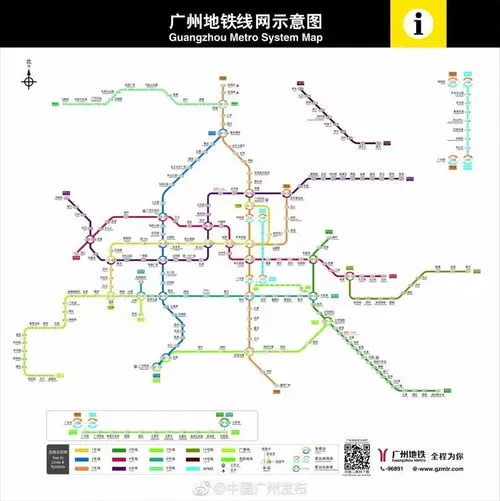广州地铁地图路线 广州地铁地图路线图片