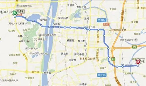 长沙2号线地铁线路图 长沙6号线地铁线路图