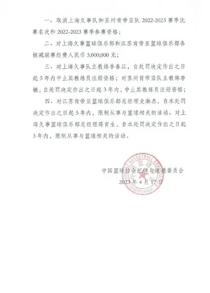 李楠被禁赛几年 李楠被禁赛真正原因