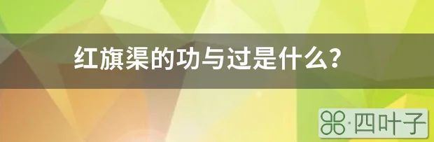 红旗渠的功与过是什么？