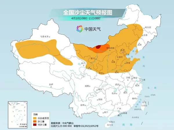 冷空气又来！北方大风沙尘齐上线 最新全国天气预报