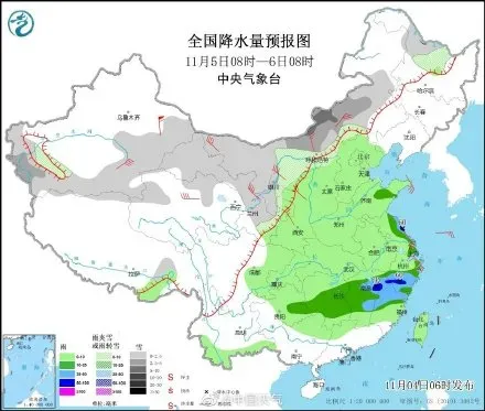 北方暴雪即将上线 未来3天天气预报