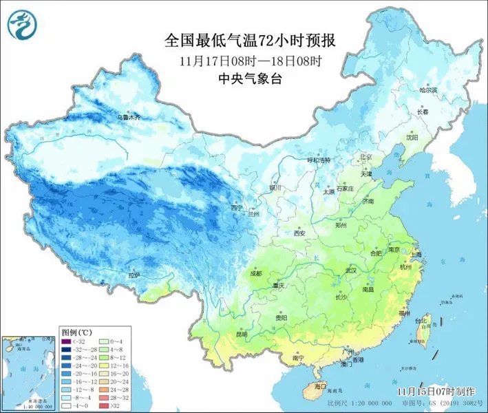 两股冷空气的进程表来了！未来七天天气预报