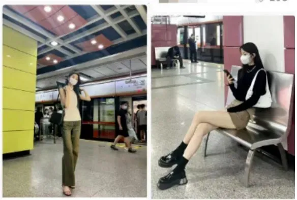 广东地铁女子照片被AI一键脱衣传播 广州地铁“裸女”事件图片