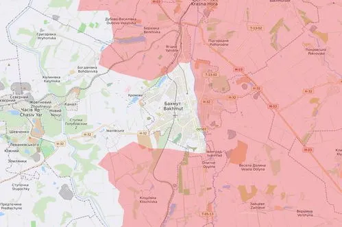 俄军巴赫穆特最新消息地图,俄军控制巴赫穆特近半 东城易主 乌军混乱撤离
