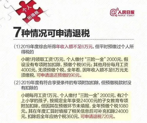 30万收入退税一般退多少