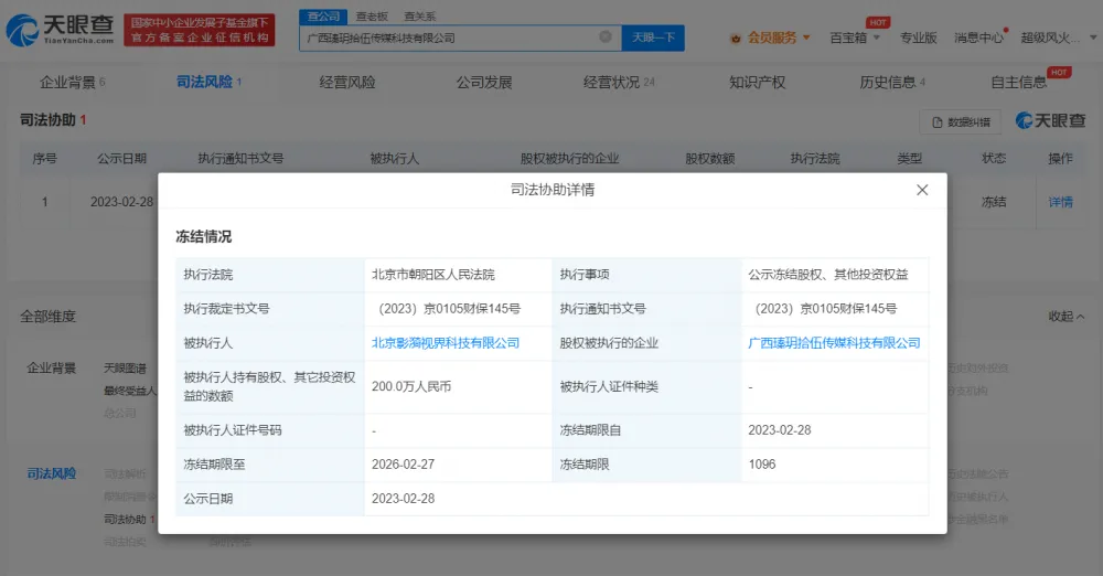 王濛前经纪公司被冻结219万股权,究竟是怎么一回事?