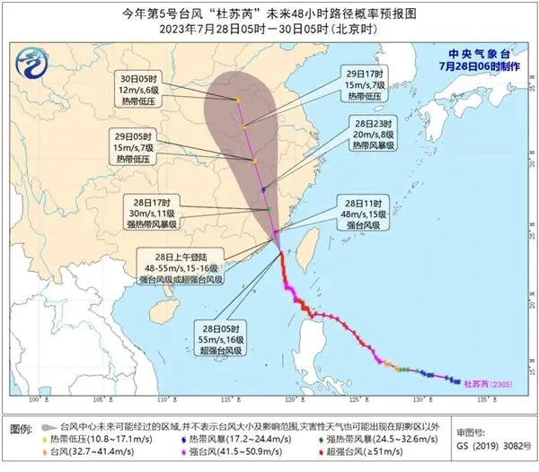 杜苏芮路径 杜苏芮强得离谱 路径妖得要命