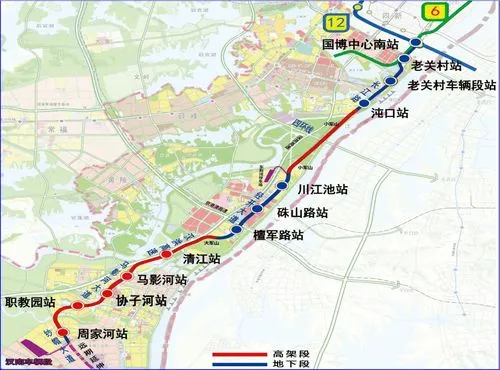 16号线地铁线路图