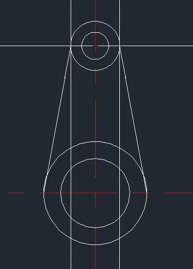 CAD绘制曲柄的方法