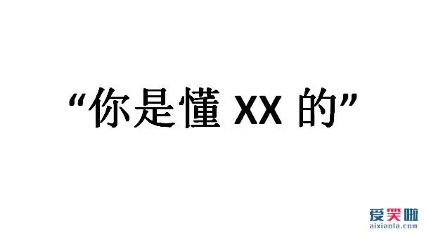 你是懂的XX的是什么意思？