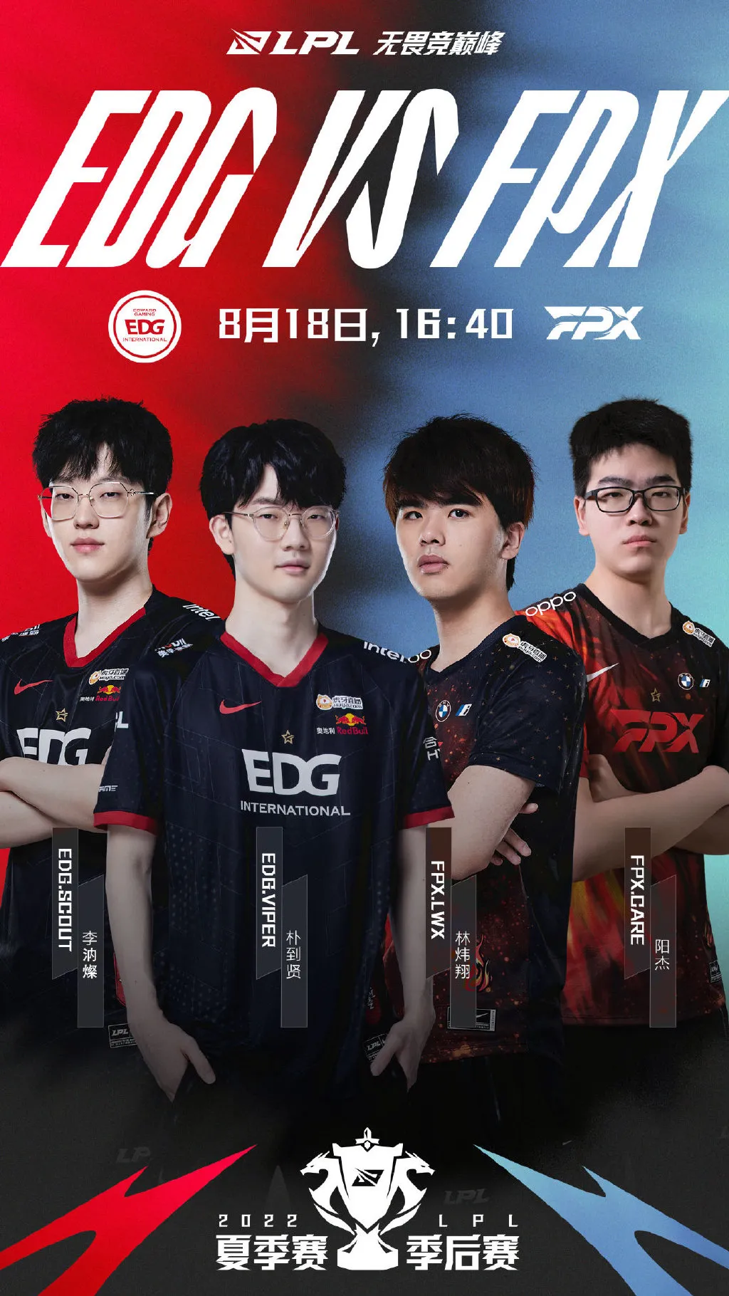 EDG vs FPX   edgvsfpx第三局 edgvsfpx夏季赛决赛第四局