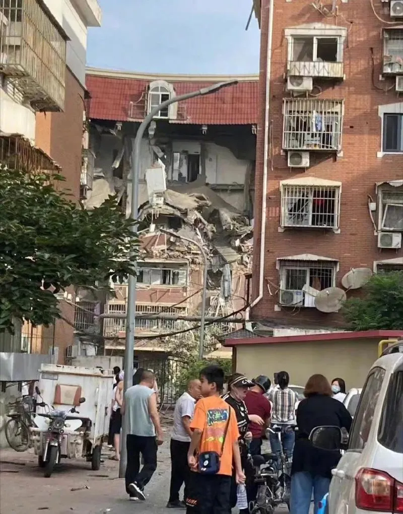 欢颜里爆炸 天津一小区爆炸:六层建筑损毁