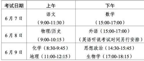 高考时间2023年几天 高考时间2023年几天考试