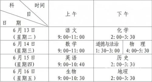 2023年中考是几月几日 2023年中考是几月几日山东临沂