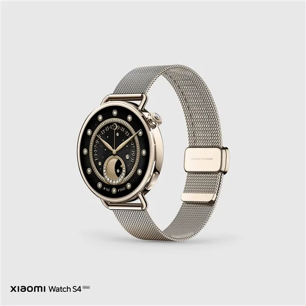 小米手表S4 41mm官宣:镶嵌“钻石” 主打女性市场