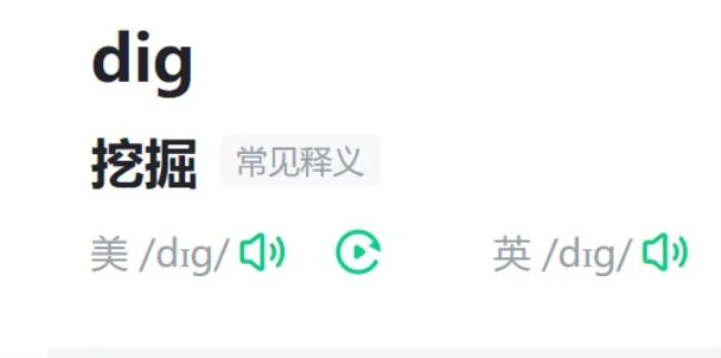 dig是什么意思