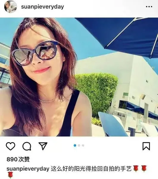 徐静蕾和黄立行美国度假，晒美国生活照，年近五旬颜值高似少女。