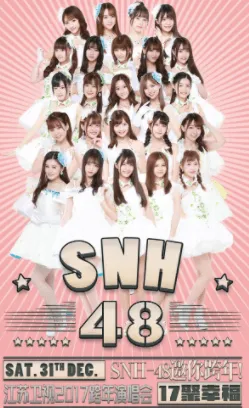 江苏卫视“跨年” SNH48，“唱神曲”《人间精品起来嗨》