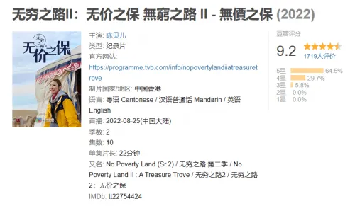 纪录片《无穷之路3》今年开拍，TVB不断深化节目IP影响力