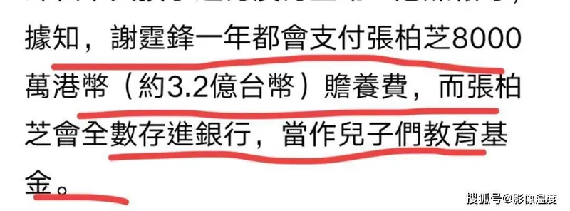 港媒最新曝光：谢霆锋每年给张柏芝8000万，张柏芝存银行！网友：王菲眼光厉害