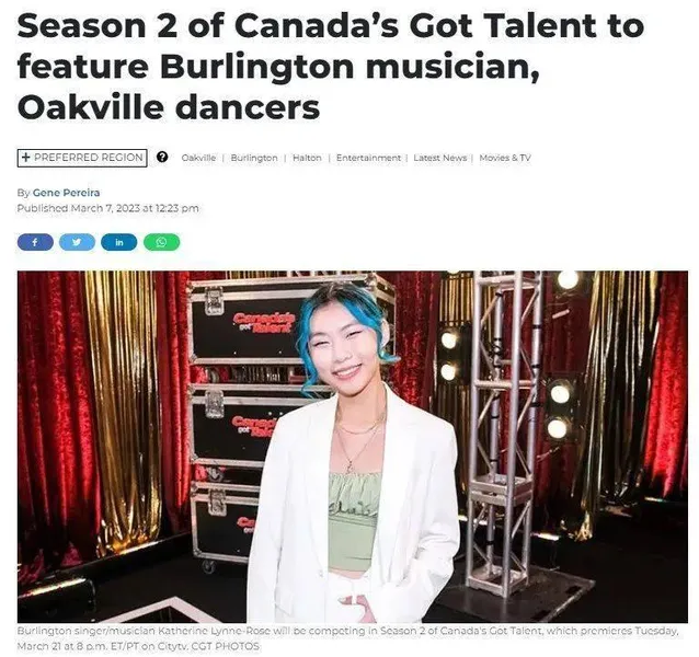 厉害！19岁华人女孩将登加拿大达人秀舞台：原创歌曲火遍全网！