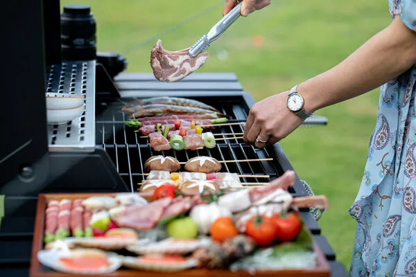 户外露营海鲜BBQ