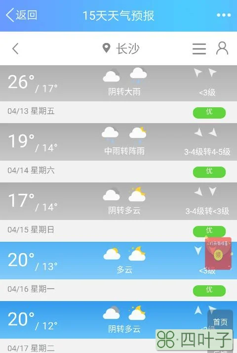 长沙天气预报重庆天气最近15天