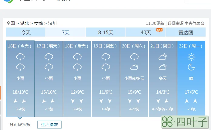 湖北天气15天气湖北天气预报一周7天