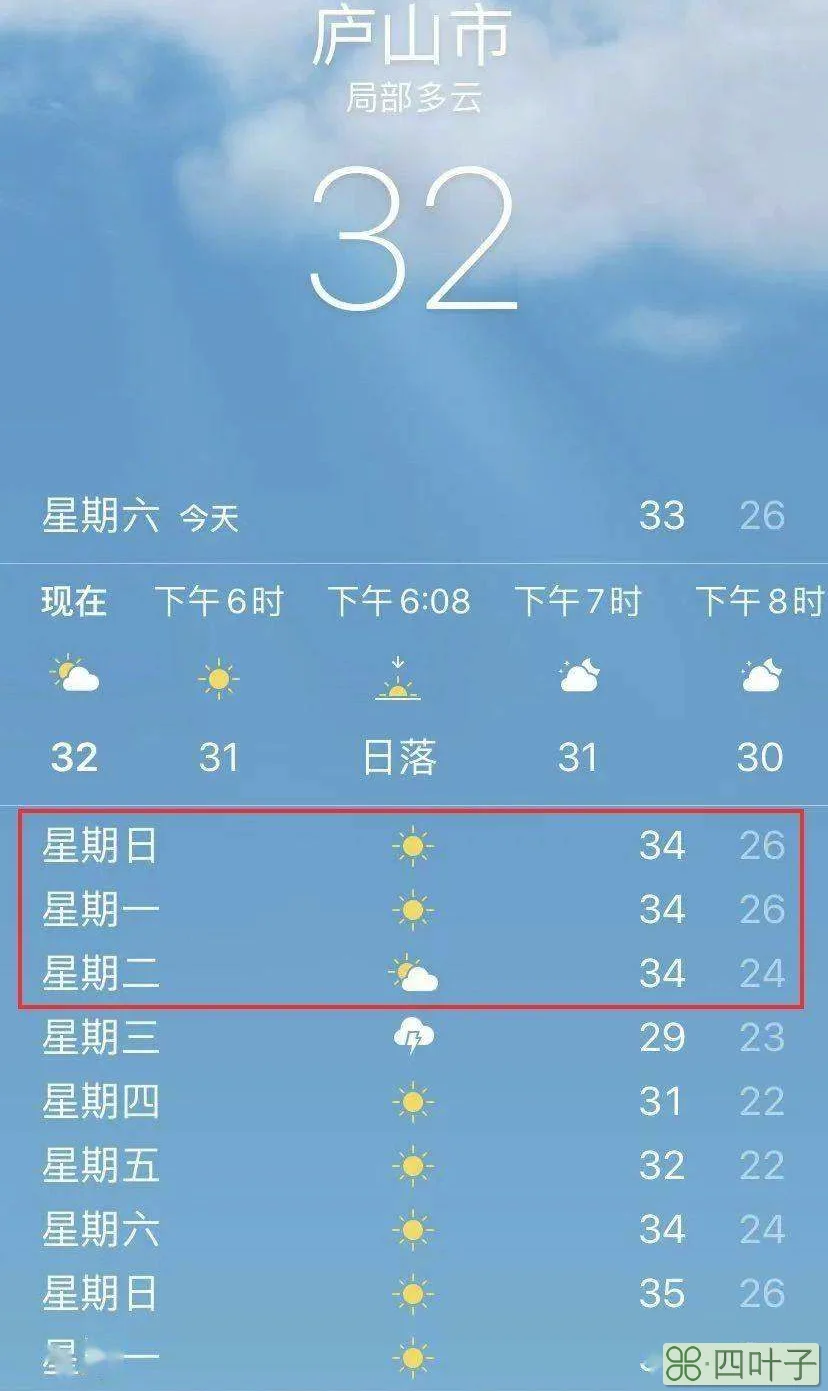 观察7天的天气情况全国主要城市县和当天