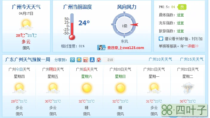 天气预报一周天气预报一周详情