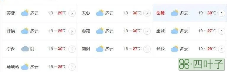 长沙实时逐小时天气长沙天气24小时实时