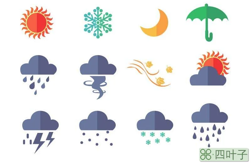 天气标识大全天气标志与天气符号