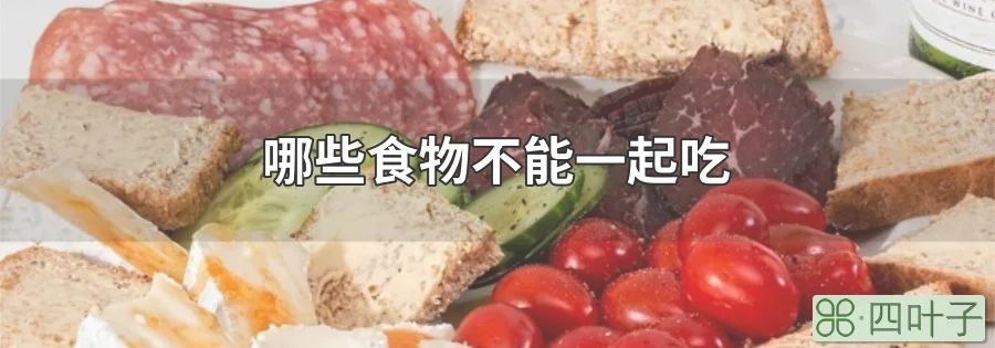 哪些食物不能一起吃