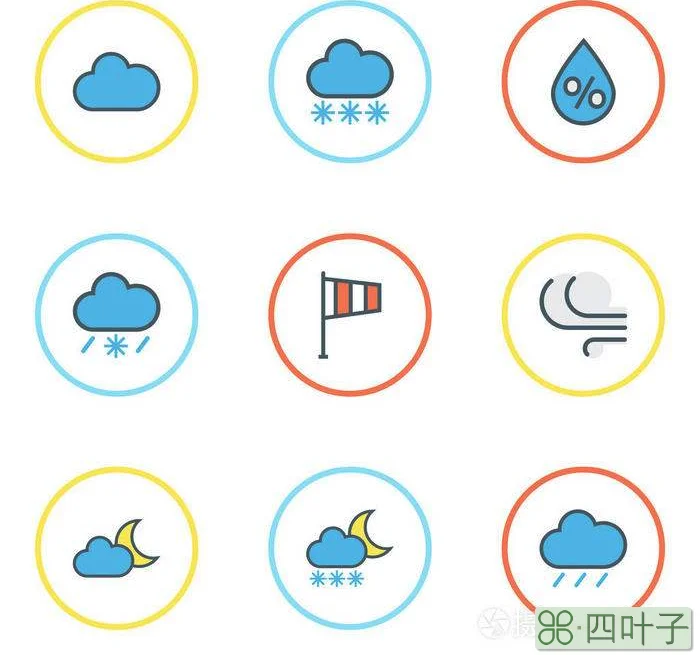 雨的天气符号是什么冰雹大雨的天气符号是什么