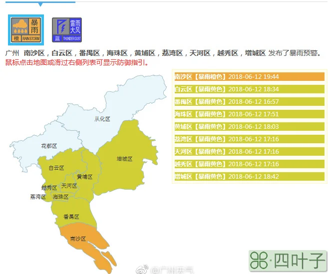 关于未来5天广州天气的信息