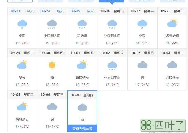 西安30天的天气西安天气预报一周7天