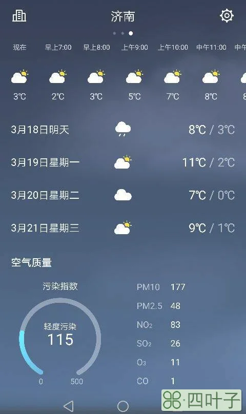 济南未来七天天气预报查询的简单介绍