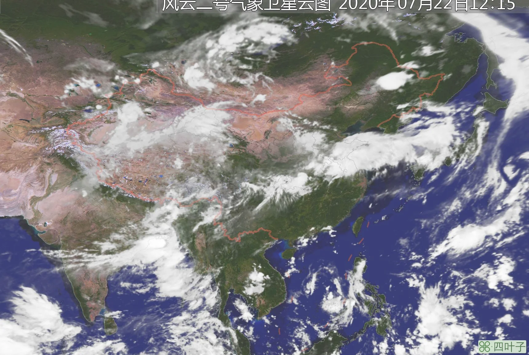 今日全国天气预报云图今天天气预报云图卫星图