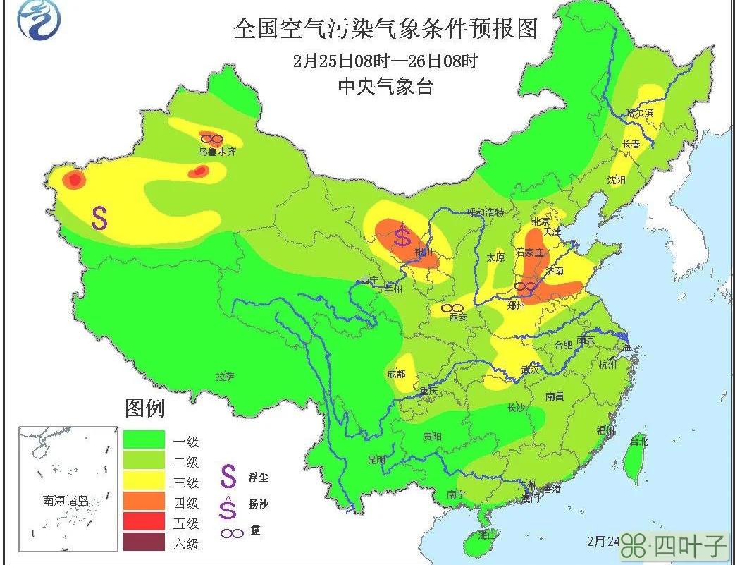 中国天气气候分布图中国主要气象灾害分布图