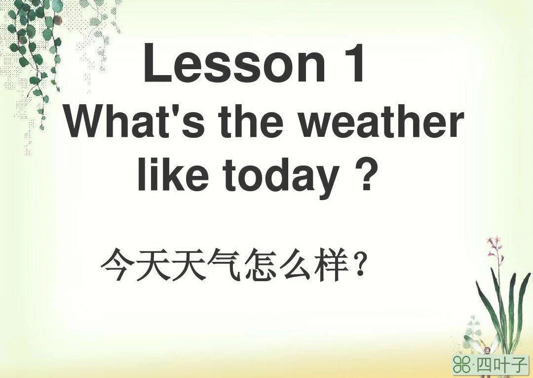 天气英文单词怎么读cloudy怎么读