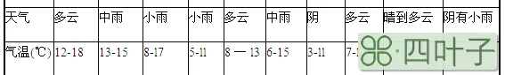 天气记录统计表天气记录统计表白天晚上