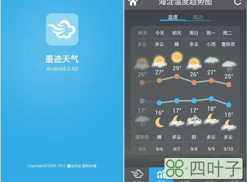 下载墨迹天气App的简单介绍